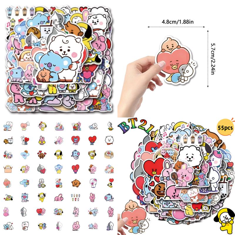 Cookies Pack - สติกเกอร์ BT 2 1 Chimmy Cooky
