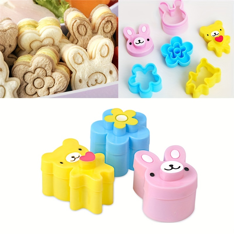 3 ชิ้นเครื่องตัดแซนวิชคุกกี้ขน - Cookies Pack บทวิจารณ์และราคา