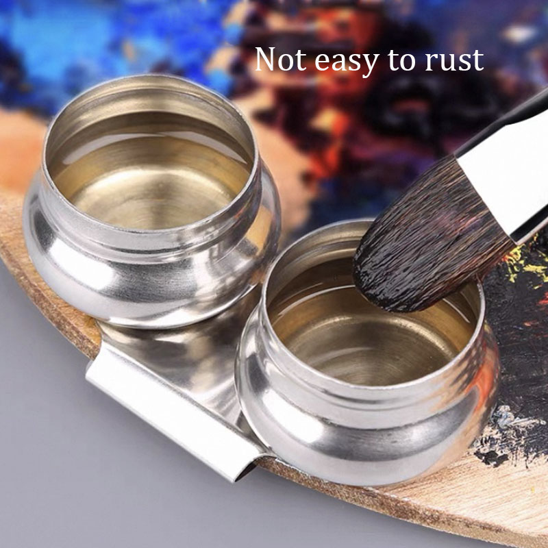 1PC สแตนเลสภาพวาดสีน้ํามันคู่ถ - Nuts Mix บทวิจารณ์และราคา