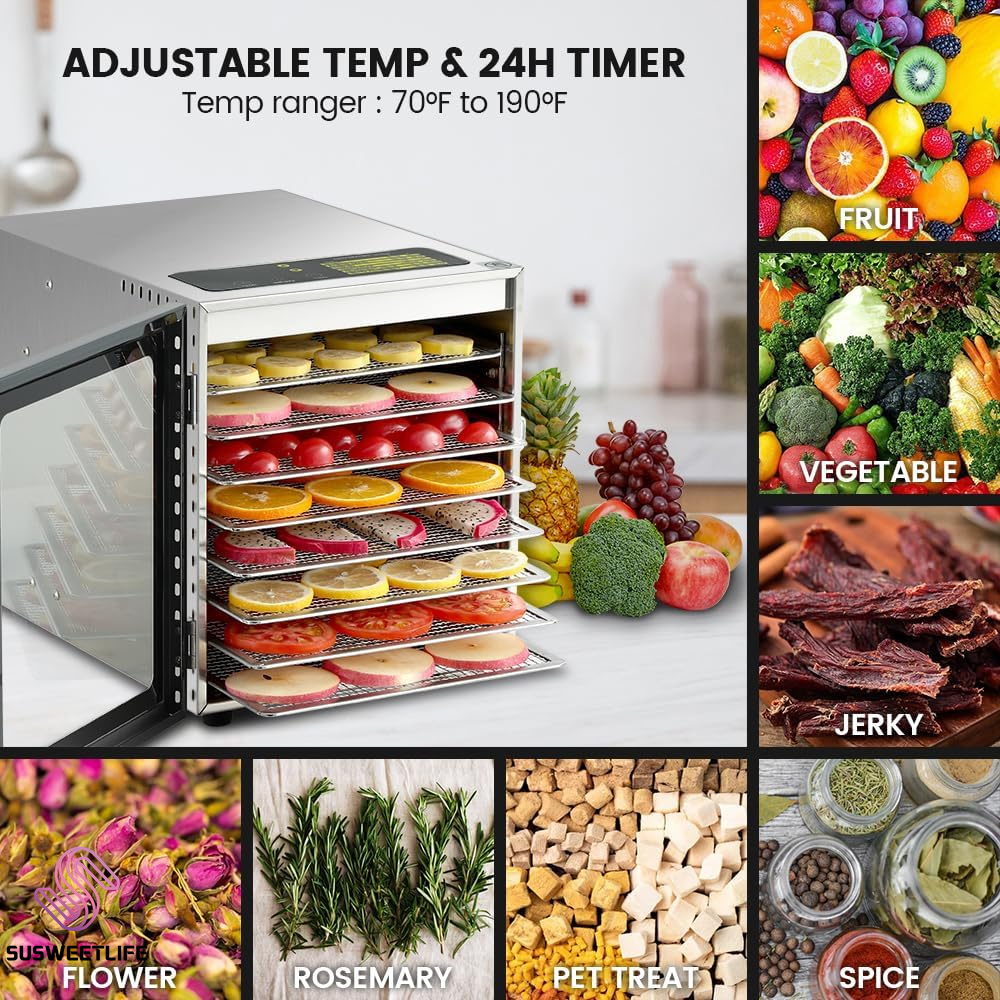 เครื่องอบแห้งอาหารขนาดใหญ่ 500 - Healthy Snacks Food บทวิจารณ์และราคา