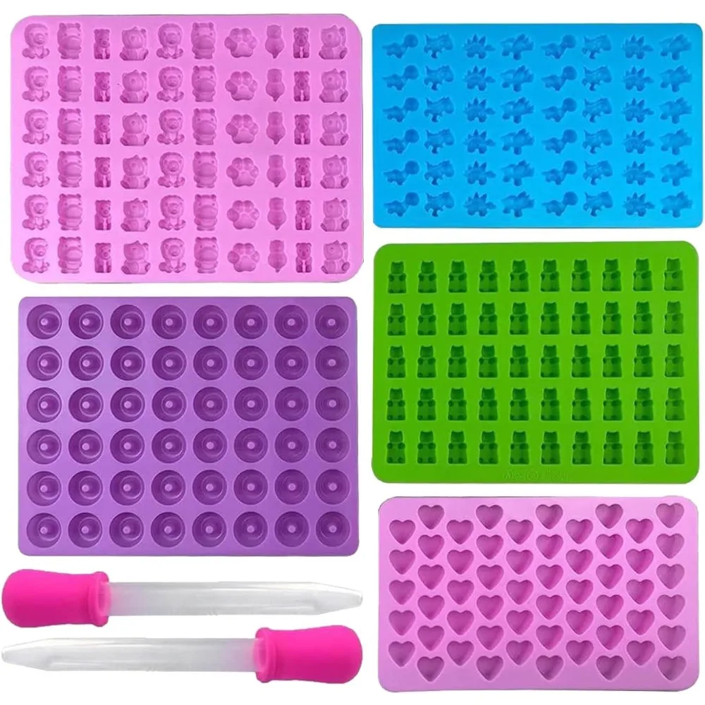 5Pcs Candyแม่พิมพ์ซิลิโคน 2 Dr - Gummy Candy บทวิจารณ์และราคา